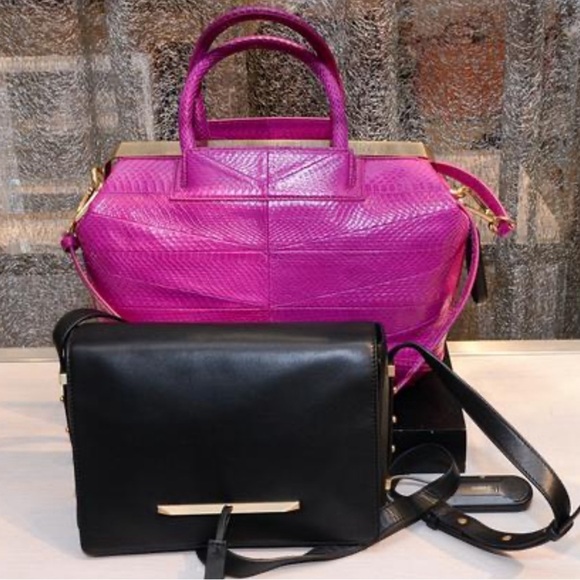 Brian Atwood Bags | Brian Atwood Genuine Snakeskin Bag Color: Magenta - Picture 15 of 15